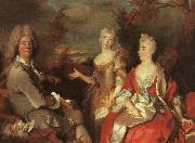 Nicolas de Largilliere Family Portrait France oil painting reproduction